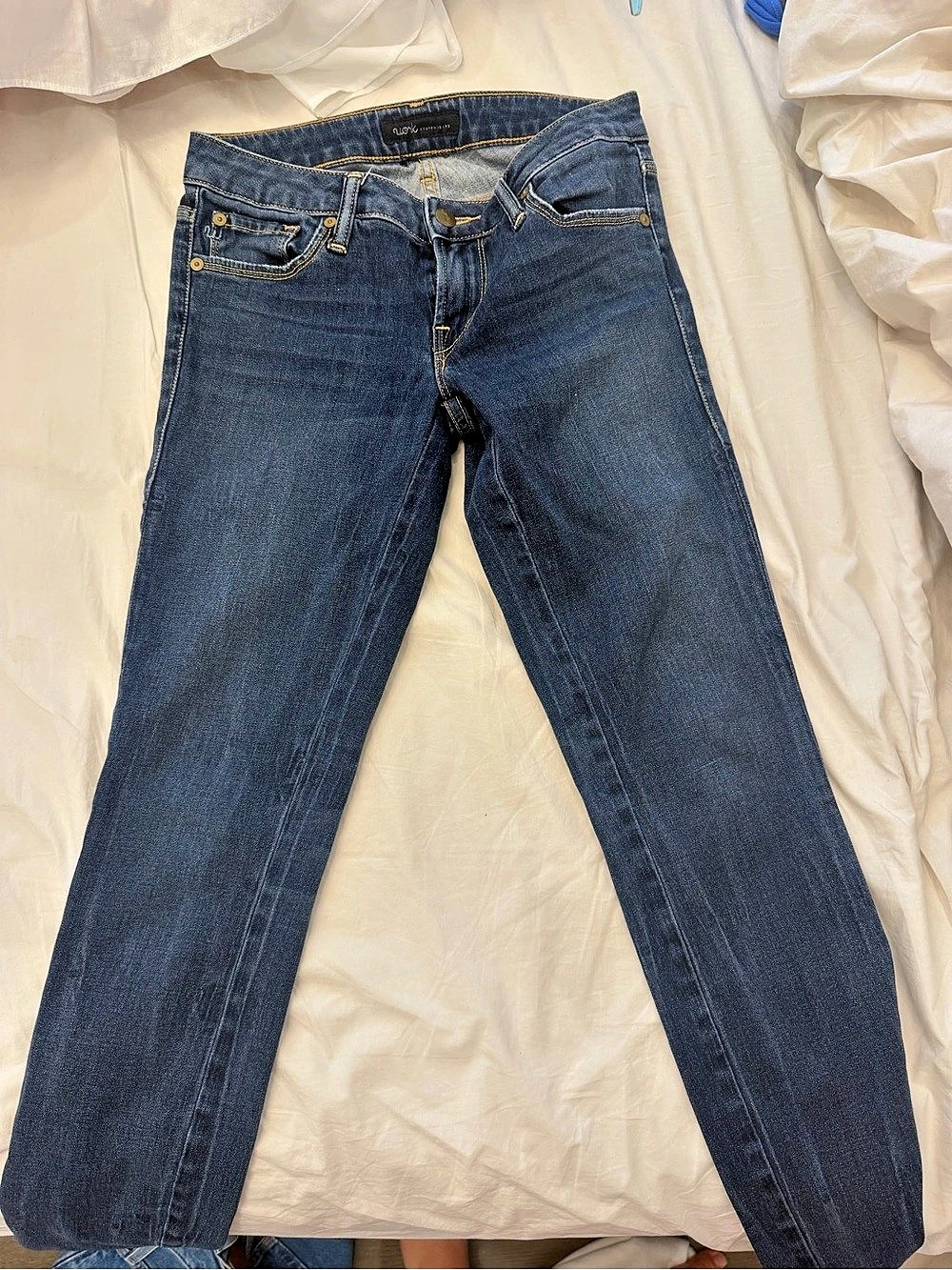 Work Custom Jeans Skinny Jeans in Blue Size 3 Like New